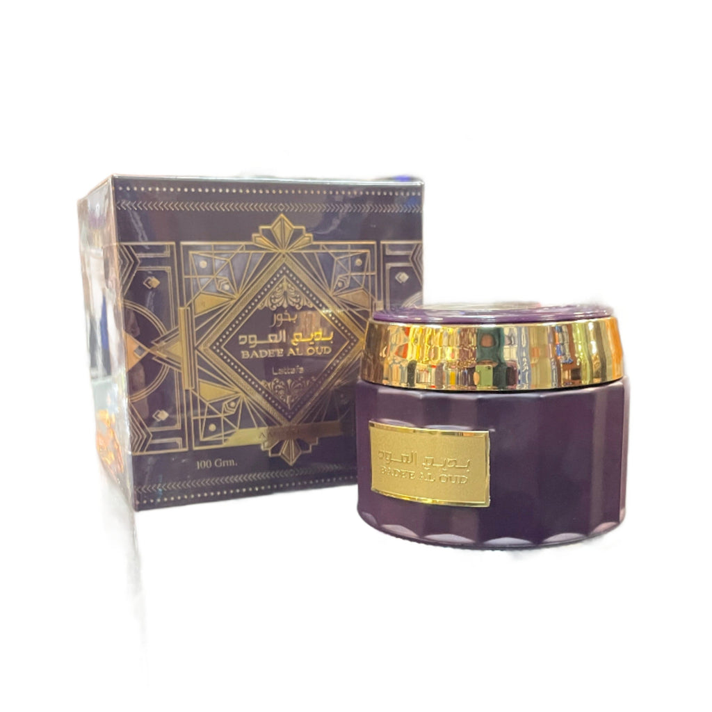 Bakhoor Badee Al Oud Amethyst 100 grams by Lattafa - Abeer Fragrance