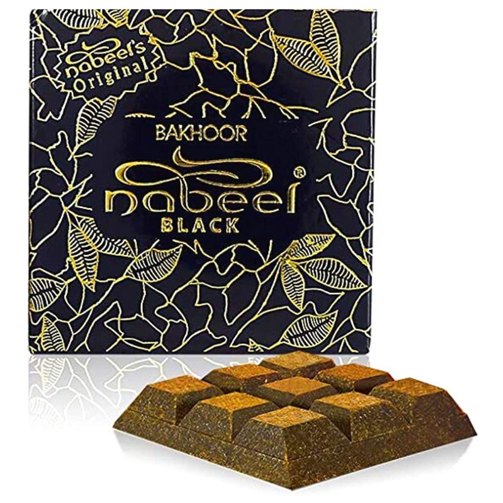 Black 40gm Bakhoor Squares By Nabeel - Abeer FragranceNabeel