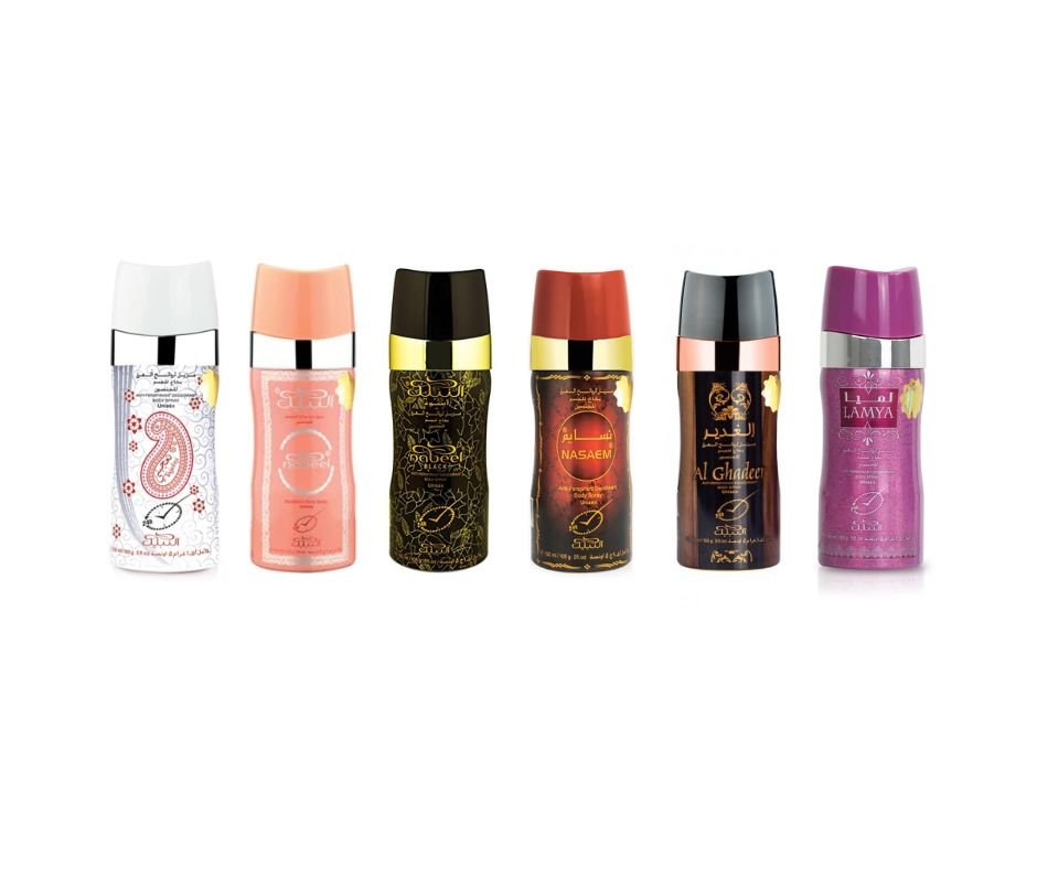 Nabeel Body Spray Variety 5 Pack - Abeer FragranceNabeel