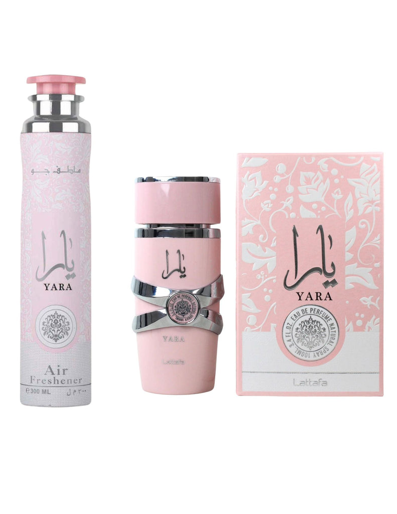 Yara Pink Perfume and Air Freshener Bundle Pack - Abeer FragranceAbeer Fragrance