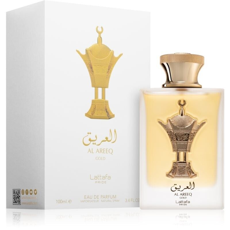 Al Areeq Gold (100ml) 3.4 fl oz EDP perfume spray by Lattafa Pride | Abeer Fragrance