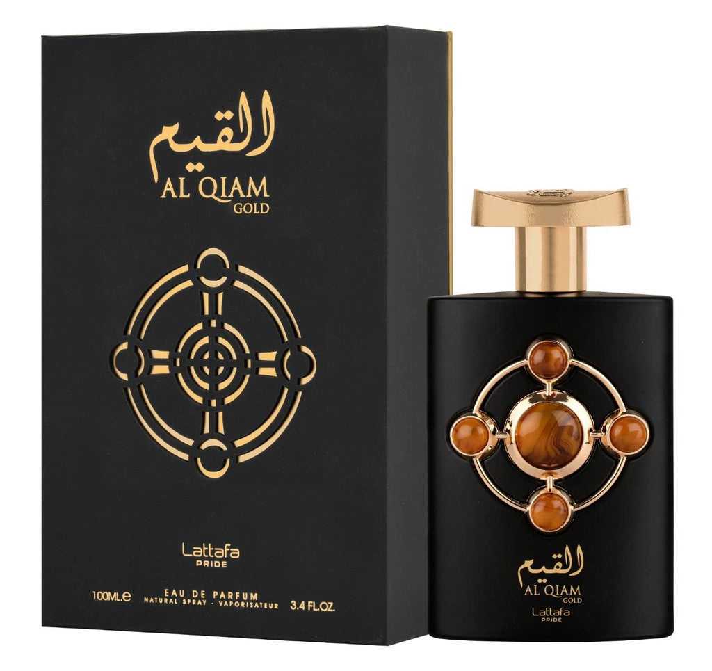 Al Qiam Gold EDP (100ml) 3.4 fl oz perfume spray by Lattafa | Abeer Fragrance