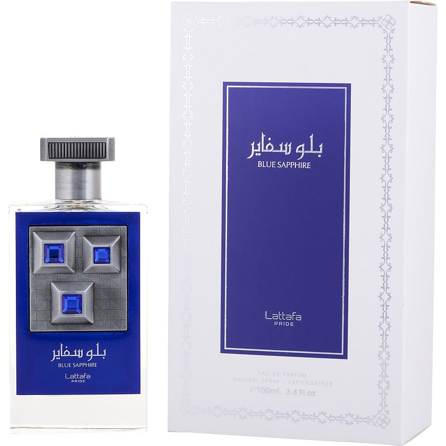 Blue Sapphire EDP (100ml) 3.4 fl oz perfume spray by Lattafa | Abeer Fragrance