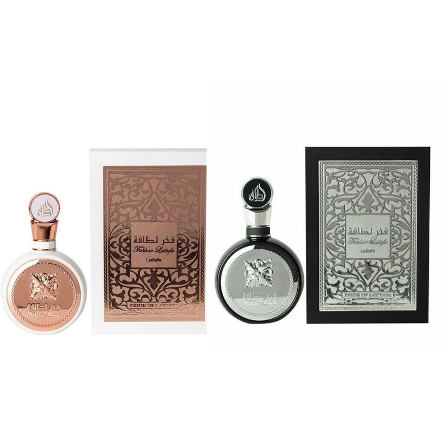 Fakhar Lattafa Femme EDP & Fakhar Lattafa Men EDP ( 2 Pc Set) - Abeer FragranceLattafa