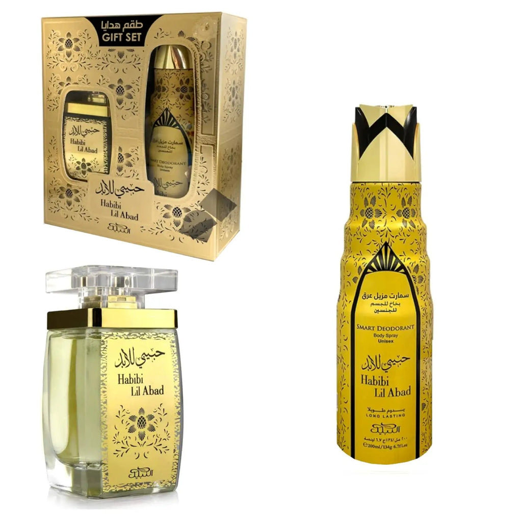 Habibi Lil Abad Spray and Deodorant Gift Set by Nabeel - Abeer FragranceNabeel