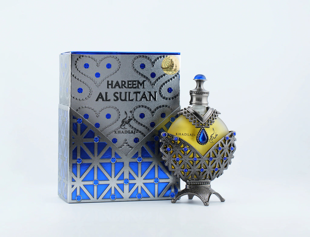 Hareem Sultan Antique Blue 35ml Perfume Oil by Khadlaj Perfumes Arabian Perfume Fragrance