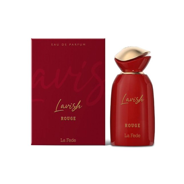 La Fede Lavish Rouge EDP (100ml) 3.4 fl oz perfume spray by Khadlaj | Abeer Fragrance