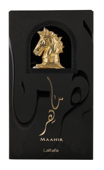Maahir Gold EDP (100ml) 3.4 fl oz perfume spray by Lattafa | Abeer Fragrance