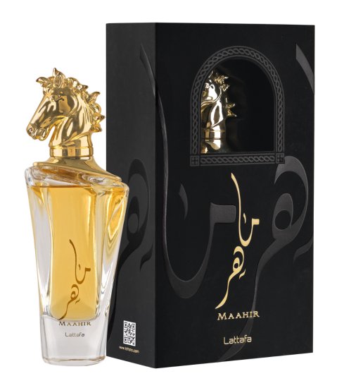 Maahir Gold EDP (100ml) 3.4 fl oz perfume spray by Lattafa | Abeer Fragrance