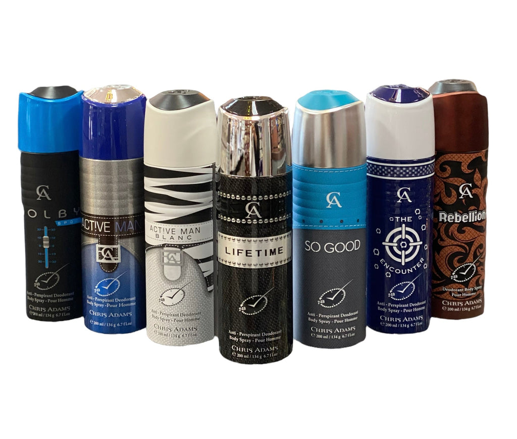 Men's Deodorant Sprays - AbeerChris Adams